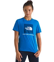 The North Face Little/Big Boys 6-20 Short Sleeve Classic NSE Box Logo Graphic T-Shirt