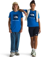 The North Face Little/Big Boys 6-20 Short Sleeve Classic NSE Box Logo Graphic T-Shirt