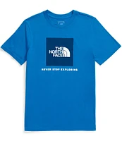 The North Face Little/Big Boys 6-20 Short Sleeve Classic NSE Box Logo Graphic T-Shirt