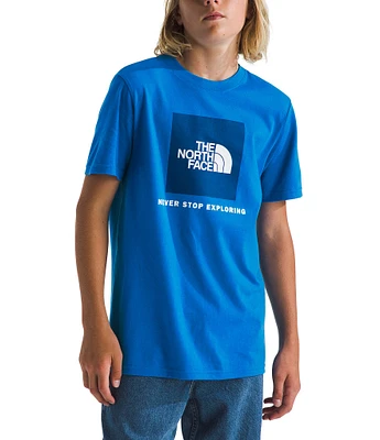 The North Face Little/Big Boys Short Sleeve Classic NSE Box Logo Graphic T-Shirt