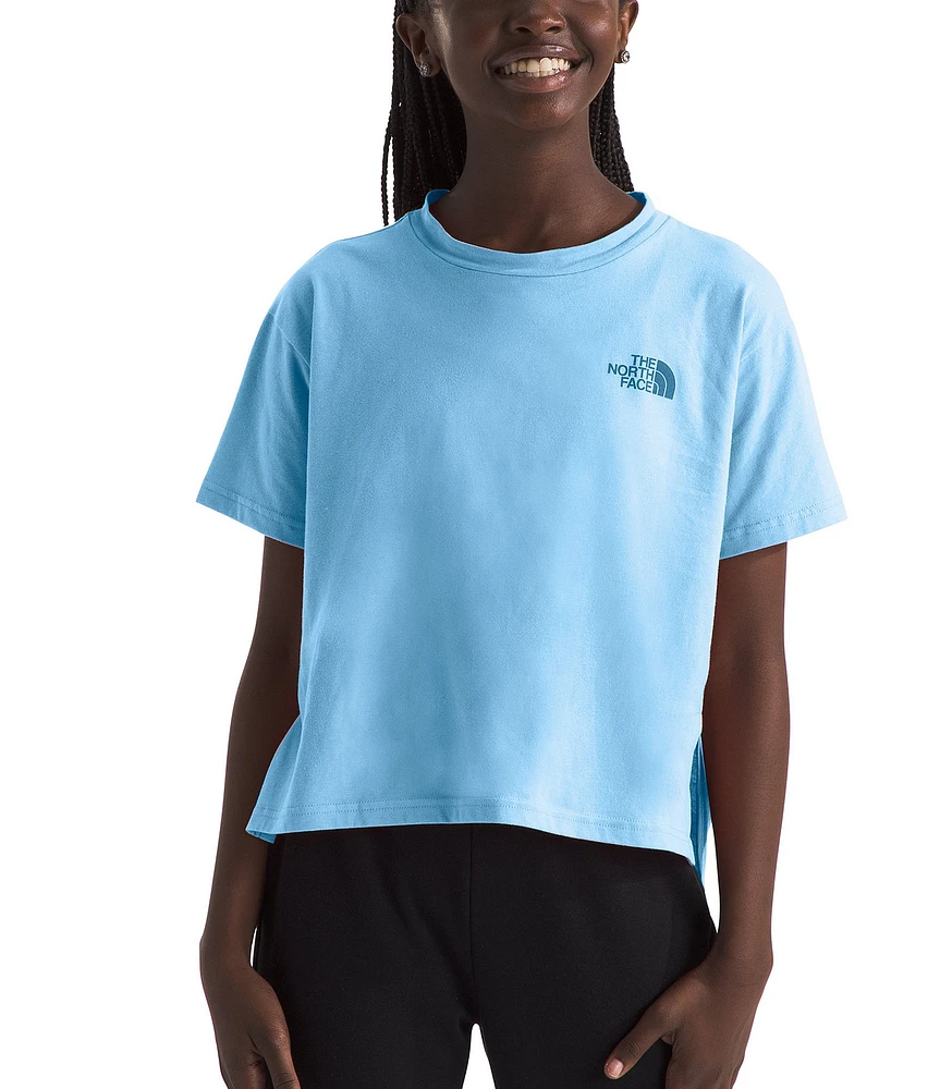 The North Face Little/Big Girls 6-20 Short Sleeve Simple Logo T-Shirt