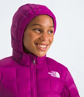 The North Face Little/Big Girls 6-16 Long Sleeve ThermoBall Hooded Jacket