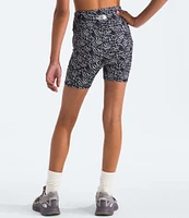 The North Face Little/Big Girls 6-16 Never Stop Repeating Diagonal Logo Printed Bike Shorts