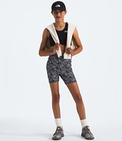 The North Face Little/Big Girls 6-16 Never Stop Repeating Diagonal Logo Printed Bike Shorts