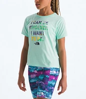 The North Face Little/Big Girls 6-16 Short Sleeve Graphic T-Shirt