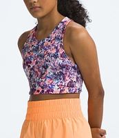 The North Face Little/Big Girls 6-16 Sleeveless Never Stop Printed Reversible Tanklette