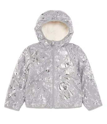 The North Face Little/Big Girls 6-16 Long Sleeve Reversible Metallic Hooded Jacket