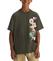 The North Face Little/Big Kids 6-18 Short Sleeve Smokey Bear Graphic T-Shirt