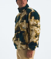 The North Face Long Sleeve Bleach Dye Print Extreme Pile Fleece Pullover