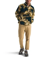 The North Face Long Sleeve Bleach Dye Print Extreme Pile Fleece Pullover