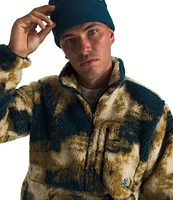 The North Face Long Sleeve Bleach Dye Print Extreme Pile Fleece Pullover