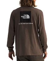 The North Face Long Sleeve Box NSE Logo Graphic T-Shirt