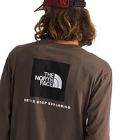 The North Face Long Sleeve Box NSE Logo Graphic T-Shirt