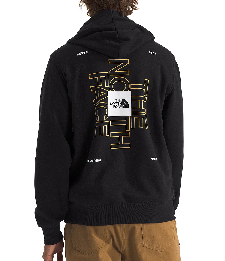 The North Face Long Sleeve Back Logo Fleece Hoodie