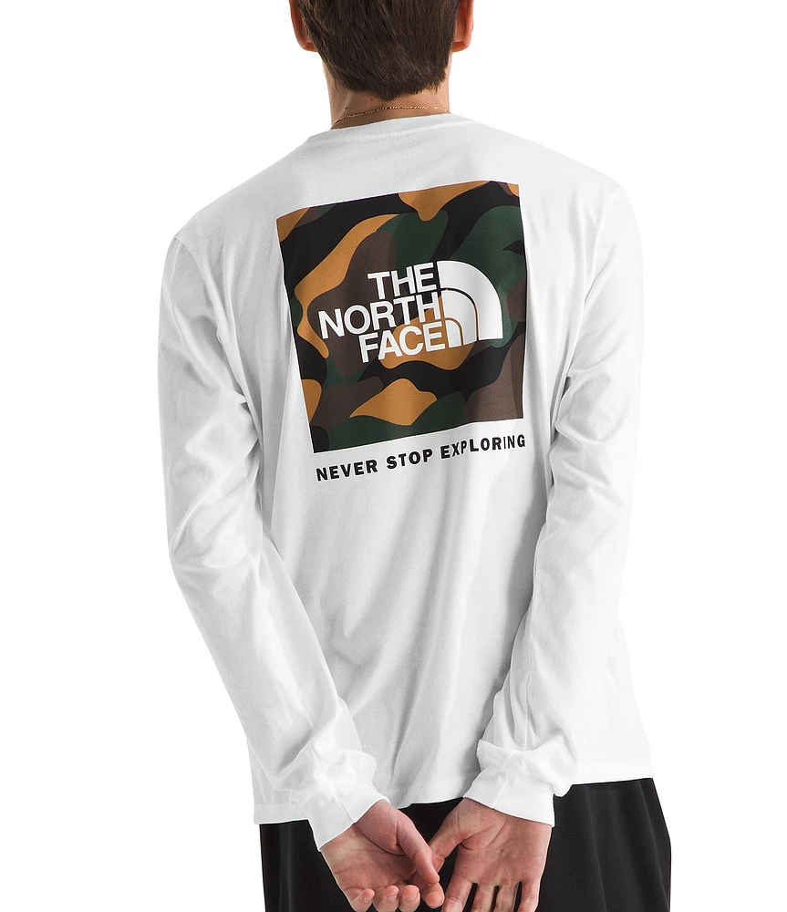 The North Face Long Sleeve Brand Proud Camo Graphic T-Shirt