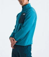 The North Face Long Sleeve Crest Contrast-Pocket 1/4-Zip Fleece Pullover