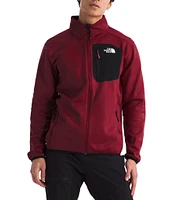 The North Face Long Sleeve Crest Contrast-Pocket Full-Zip Jacket