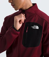 The North Face Long Sleeve Crest Contrast-Pocket Full-Zip Jacket