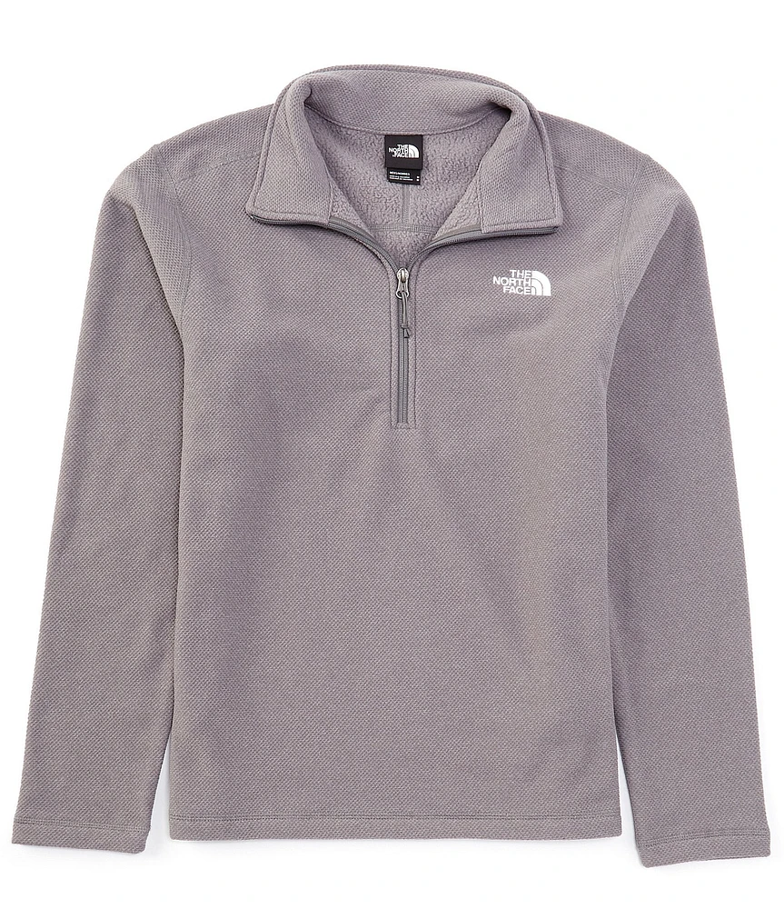 The North Face Long Sleeve Textured Cap Rock Fleece Pullover