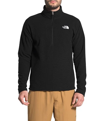 The North Face Long Sleeve Textured Cap Rock Quarter-Zip Pullover