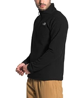 The North Face Long Sleeve Textured Cap Rock Quarter-Zip Pullover