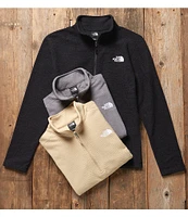 The North Face Long Sleeve Textured Cap Rock Quarter-Zip Pullover