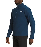 The North Face Long Sleeve Textured Cap Rock Quarter-Zip Pullover