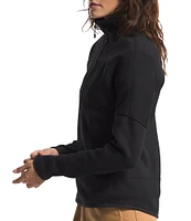 The North Face Long Sleeve Zip Front Fleece Jacket