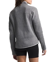 The North Face Long Sleeve Zip Front Fleece Jacket
