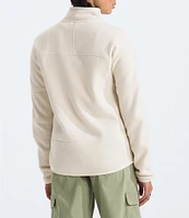 The North Face Long Sleeve Zip Front Fleece Jacket