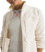 The North Face Long Sleeve Zip Front Fleece Jacket