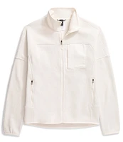The North Face Long Sleeve Zip Front Fleece Jacket