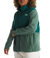 The North Face Plus Size Glacier Fleece Zip Front Jacket