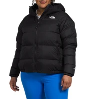 The North Face Plus Size Hydrenalite 600 Down Stand Collar Hooded Front Zip Jacket
