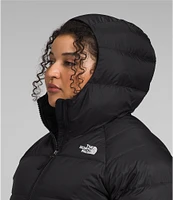 The North Face Plus Size Hydrenalite 600 Down Stand Collar Hooded Front Zip Jacket