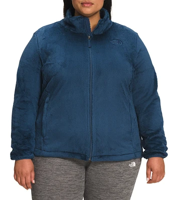 The North Face Plus Size Osito Raschel Fleece Stand Collar Zip Front Jacket