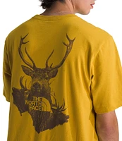 The North Face Short Sleeve Animals We Look Elk Graphic T-Shirt