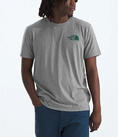 The North Face Short Sleeve Crown Shyness Heathered Graphic T-Shirt