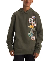 The North Face Big Boys 6-20 Smokey Camp Graphic Fleece Pullover Hoodie