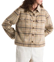The North Face Valley Collared Long Sleeve Flannel Button Down Shirt