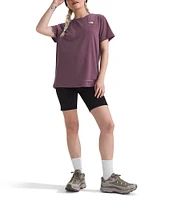 The North Face Women Adventure Solid Crew Neck Short Sleeve Tee Shirt