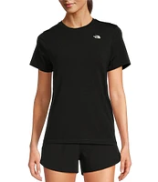 The North Face Women Adventure Solid Crew Neck Short Sleeve Tee Shirt