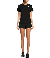 The North Face Women Adventure Solid Crew Neck Short Sleeve Tee Shirt