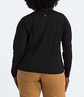 The North Face Plus Size Dune Sky Crew Neck Long Sleeve Top