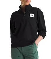 The North Face Box Half Dome-Zip Stand Collar Pullover