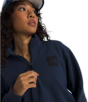 The North Face Women's Box Half Dome-Zip Stand Collar Pullover