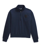 The North Face Women's Box Half Dome-Zip Stand Collar Pullover