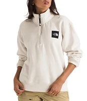 The North Face Box Half Dome-Zip Stand Collar Pullover