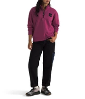 The North Face Box Half Dome-Zip Stand Collar Pullover