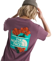 The North Face Women's Brand Proud Floral Graphic Crew Neck Short Sleeve Tee